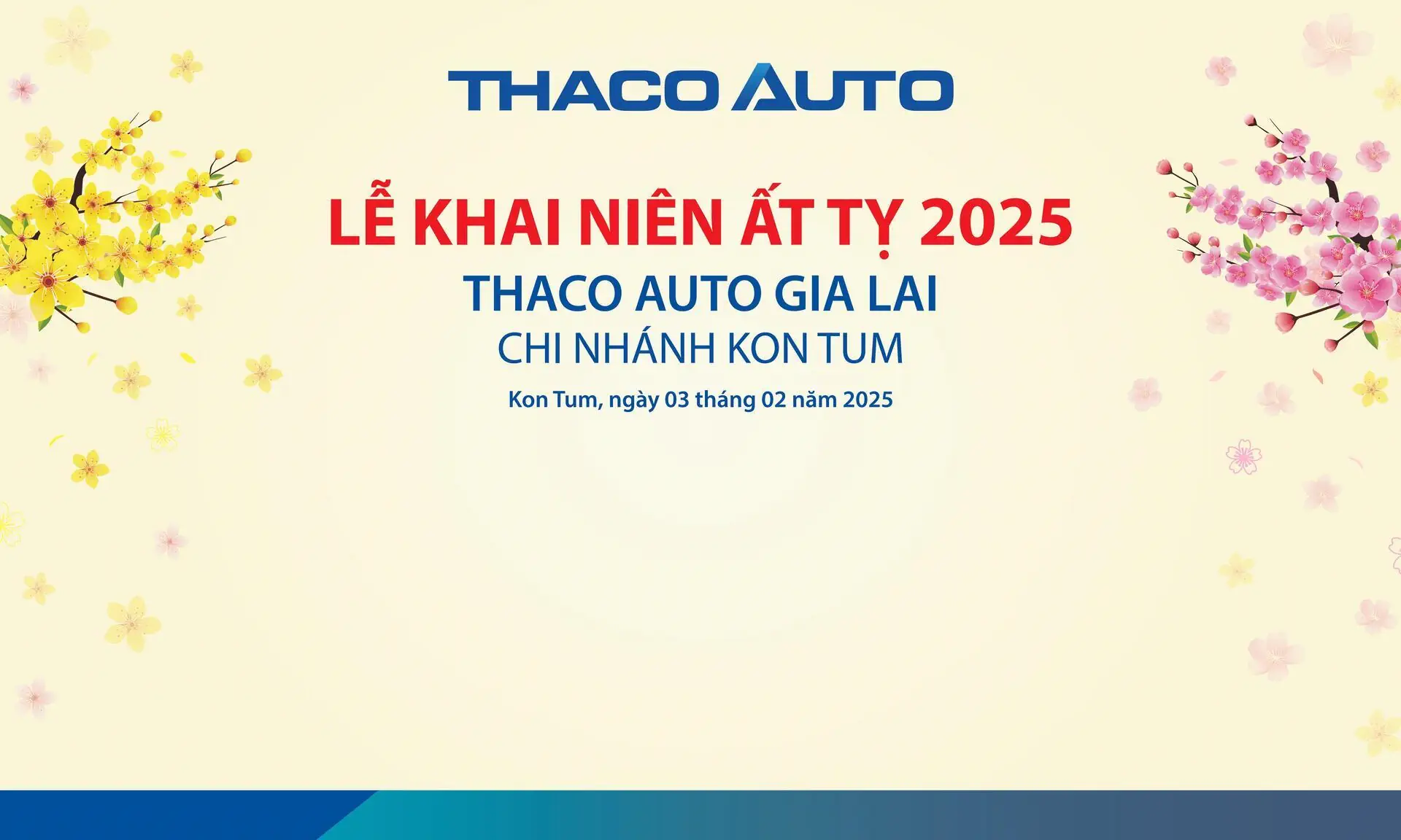 THACO AUTO Kon Tum tổ chức chương trình Lễ Khai niên Ất Tỵ 2025