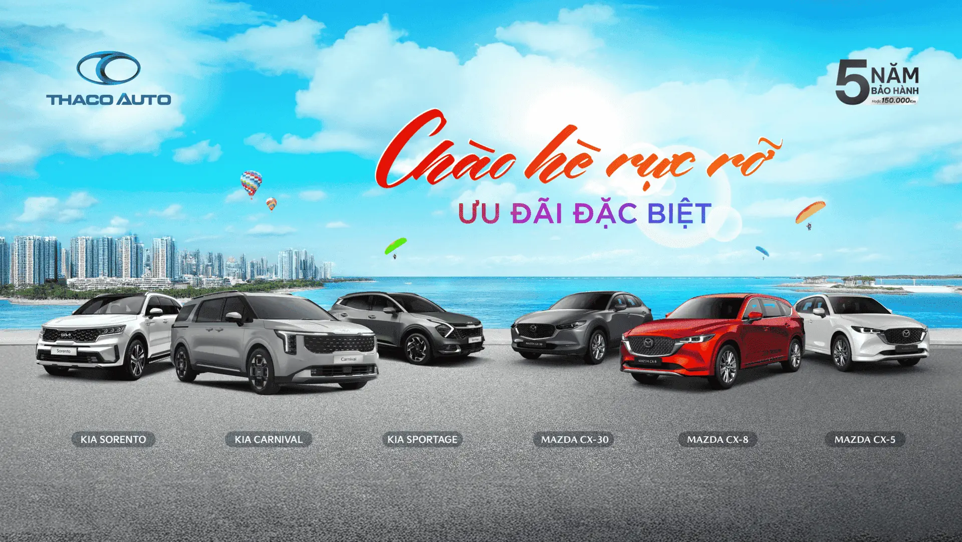 Hè rực rỡ cùng THACO AUTO Kon Tum với ưu đãi đặc biệt