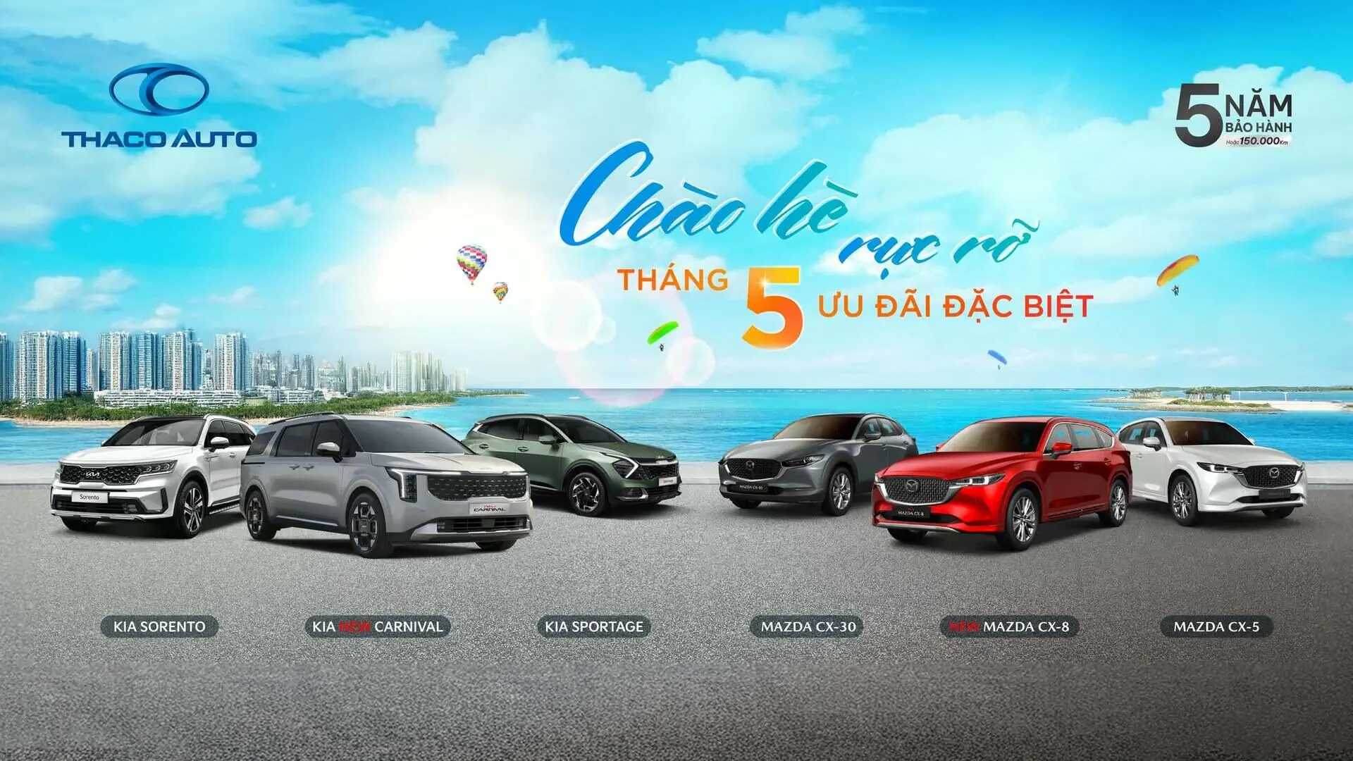 Chào hè rực rỡ cùng THACO AUTO KON TUM với ưu đãi đặc biệt