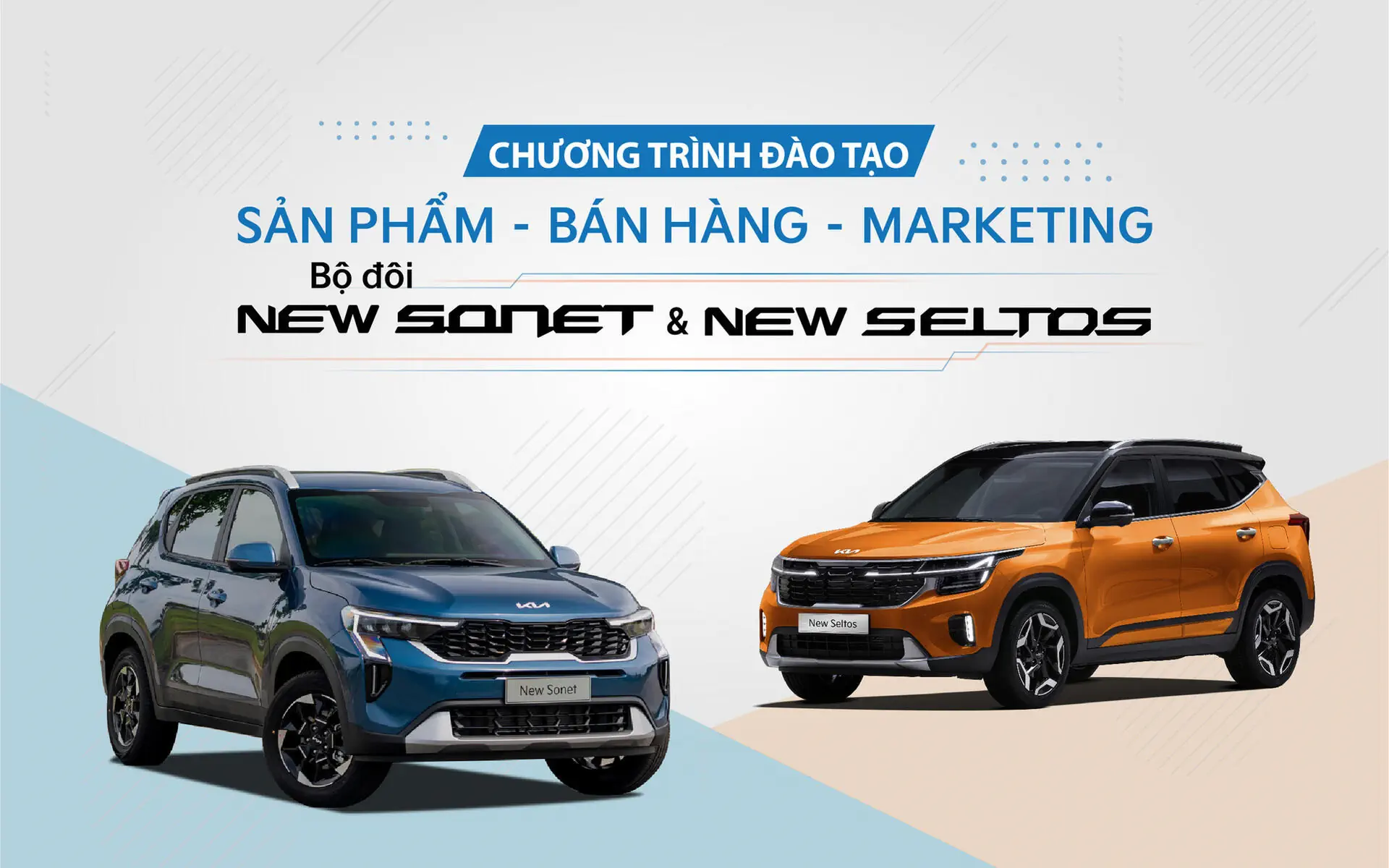 THACO AUTO Gia Lai - Kon Tum tham gia đào tạo kiến thức sản phẩm bộ đôi Kia New Sonet và Kia New Seltos