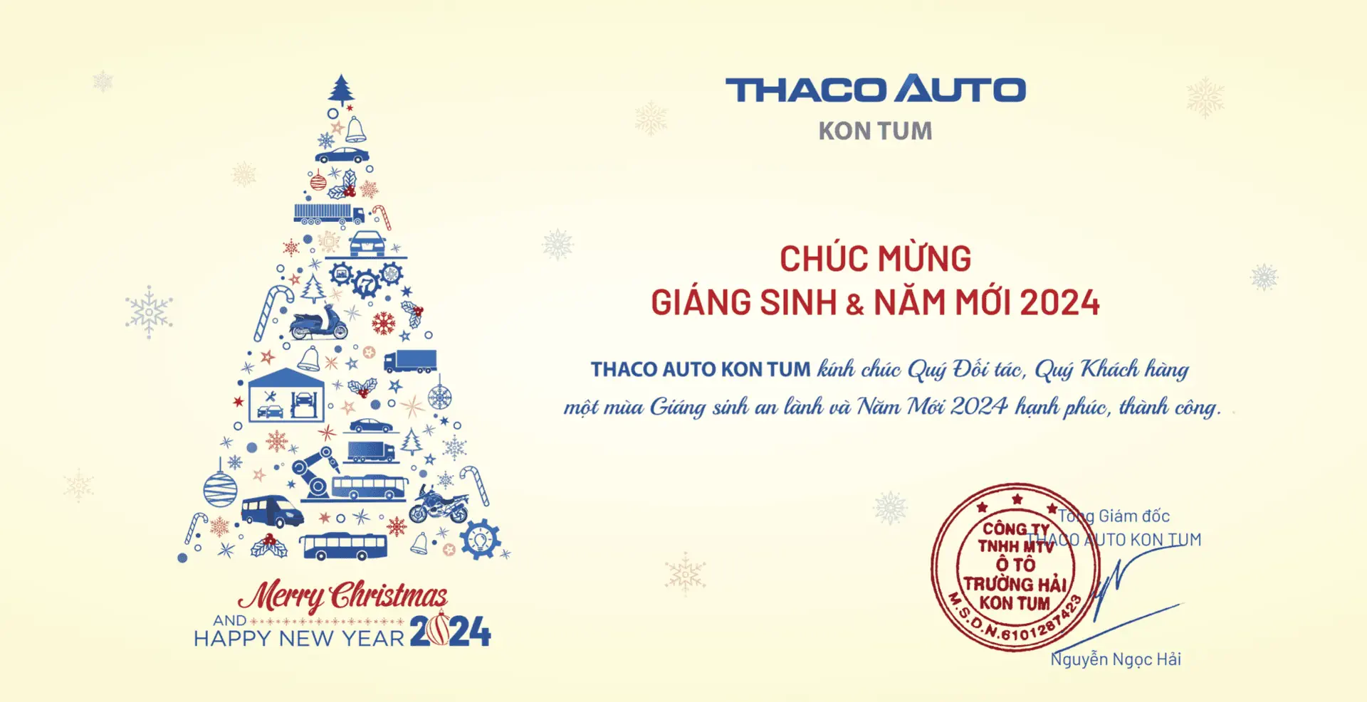 CHÚC MỪNG GIÁNG SINH, NĂM MỚI 2024