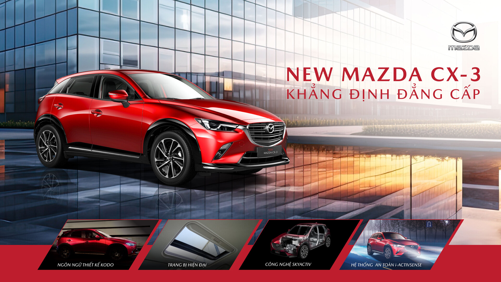 THACO AUTO GIỚI THIỆU NEW MAZDA CX-3 – MẪU XE KHẲNG ĐỊNH ĐẲNG CẤP THƯƠNG HIỆU MAZDA TRONG PHÂN KHÚC B-SUV