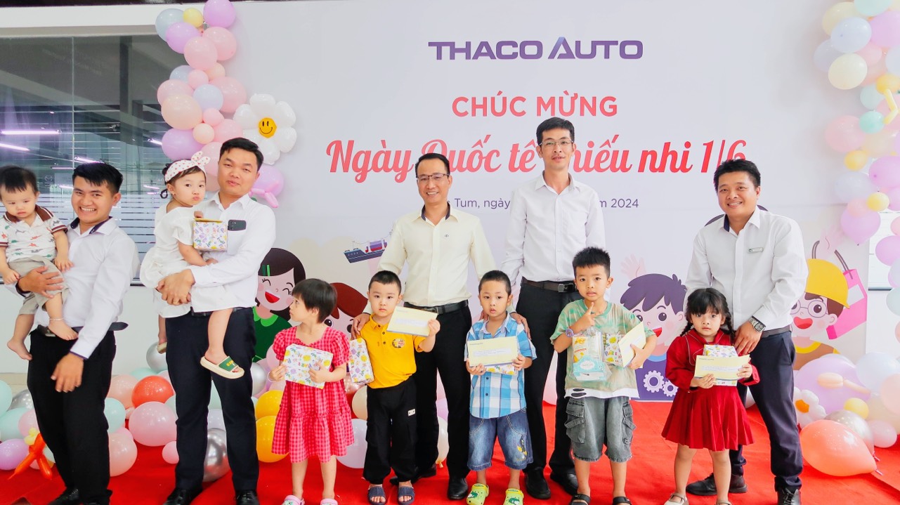 Quốc tế Thiếu nhi 1/6 đáng nhớ tại THACO AUTO Gia Lai